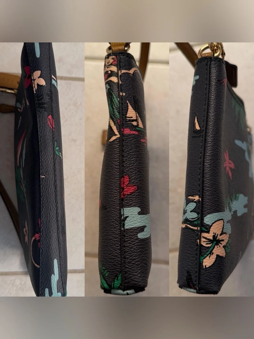 Coach Hawaiian tropical bag